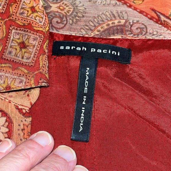 ❣️SARAH PACINI – Patchwork Button-Up Tunic/Dress (Size 01 / S) - Picture 2 of 9